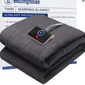 Westinghouse Heated Blanket, Electric Throw Blanket with 10 Heating Levels NEW